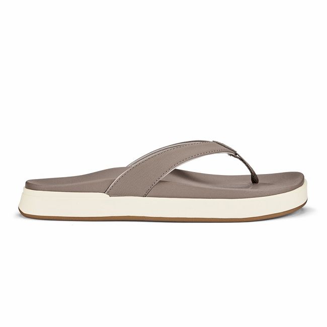 Sandalias Olukai Nu‘a Pi‘o - Chanclas Mujer Cafes 20458-321